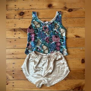 Amelia’s medium vintage floral pajama set